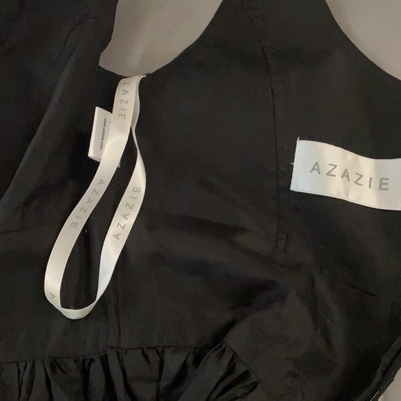 Azazie Black Kira Dress - Picture 7 of 10